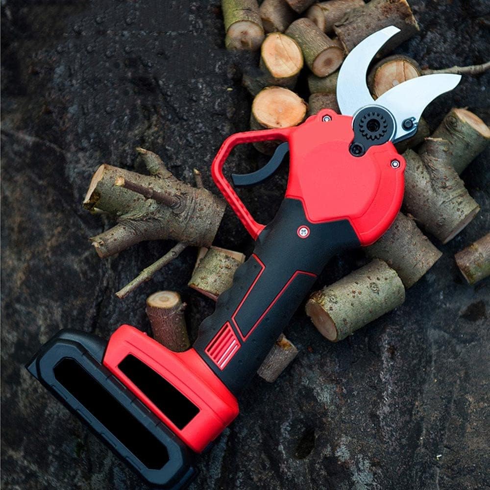Portable Electric Pruning Shears for Gardening, Cordless Tree Cutter, Tree Branch Cutter with Brushless Motor, Max. 30mm
