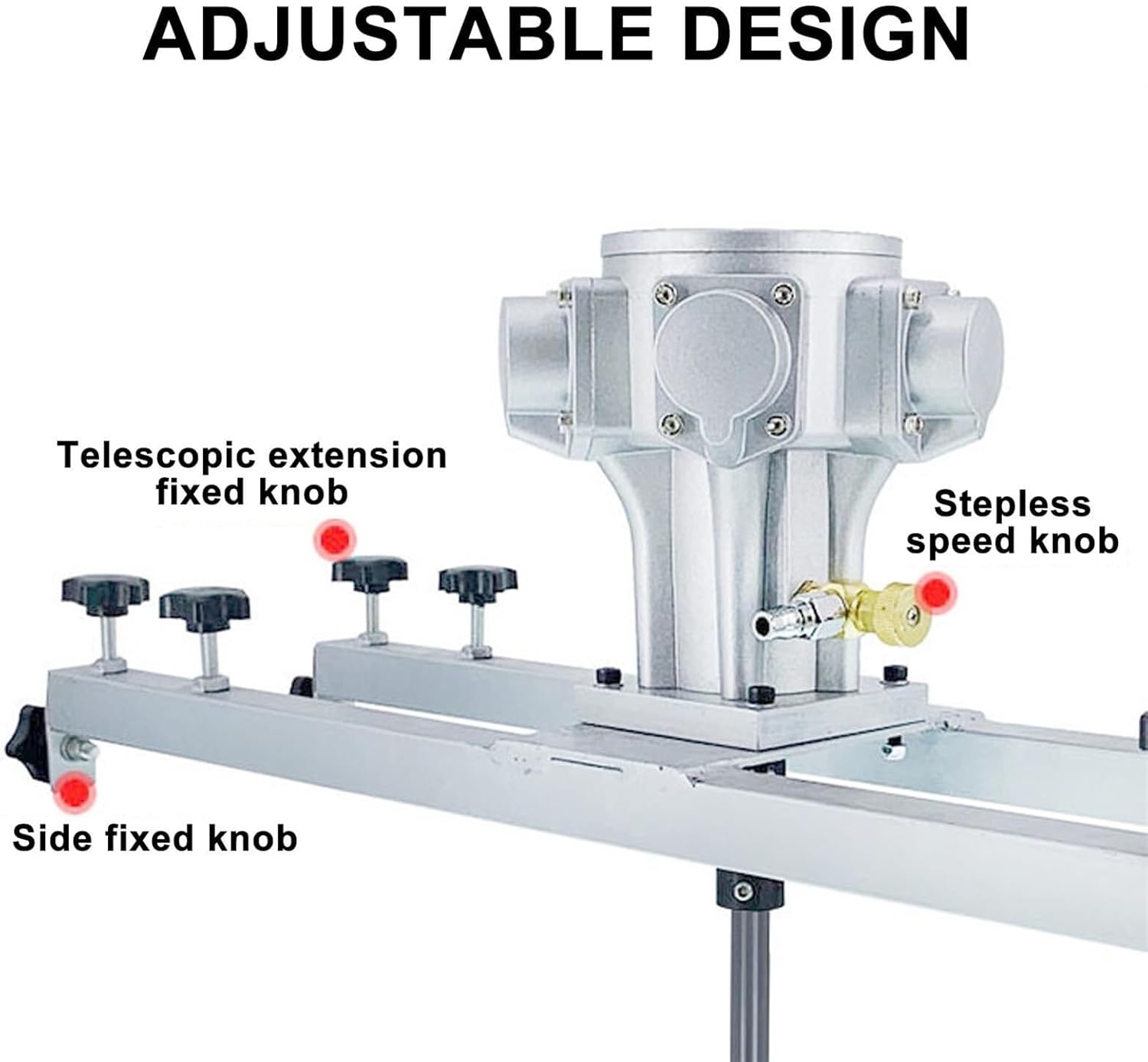 Pneumatic Paint Mixer, 250 Gallon IBC Air Agitator, Bracket Mixer, with Foldable Blades, Paint Stirring Machine Mix Tool(H006