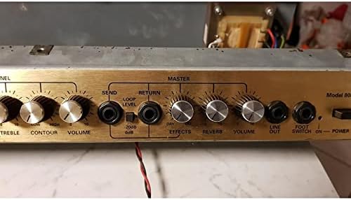 20Pcs Guitar AMP Amplifier Push on Fit Knobs Aluminum Cap Top Fits 6Mm Diameter Pots for Amplifiers