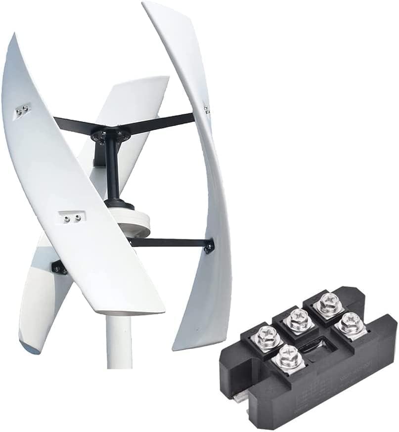 LiuSj JUnSt 9000W Wind Turbine Generator 2 Blades Free Energy Windmill 12V 24V 48V Wind Power with Controller for Home Outdoor Camping Use,with Rectifier