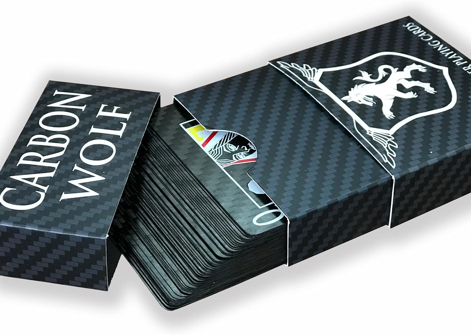 Luxury Real Carbon Fiber Playing Cards, Standard Poker Size