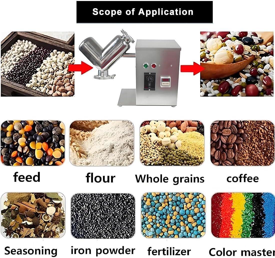 Dry Powder Mixing Machine, Compact V-Type Design for Efficient Blending in Pharmaceutical & Chemical Applications