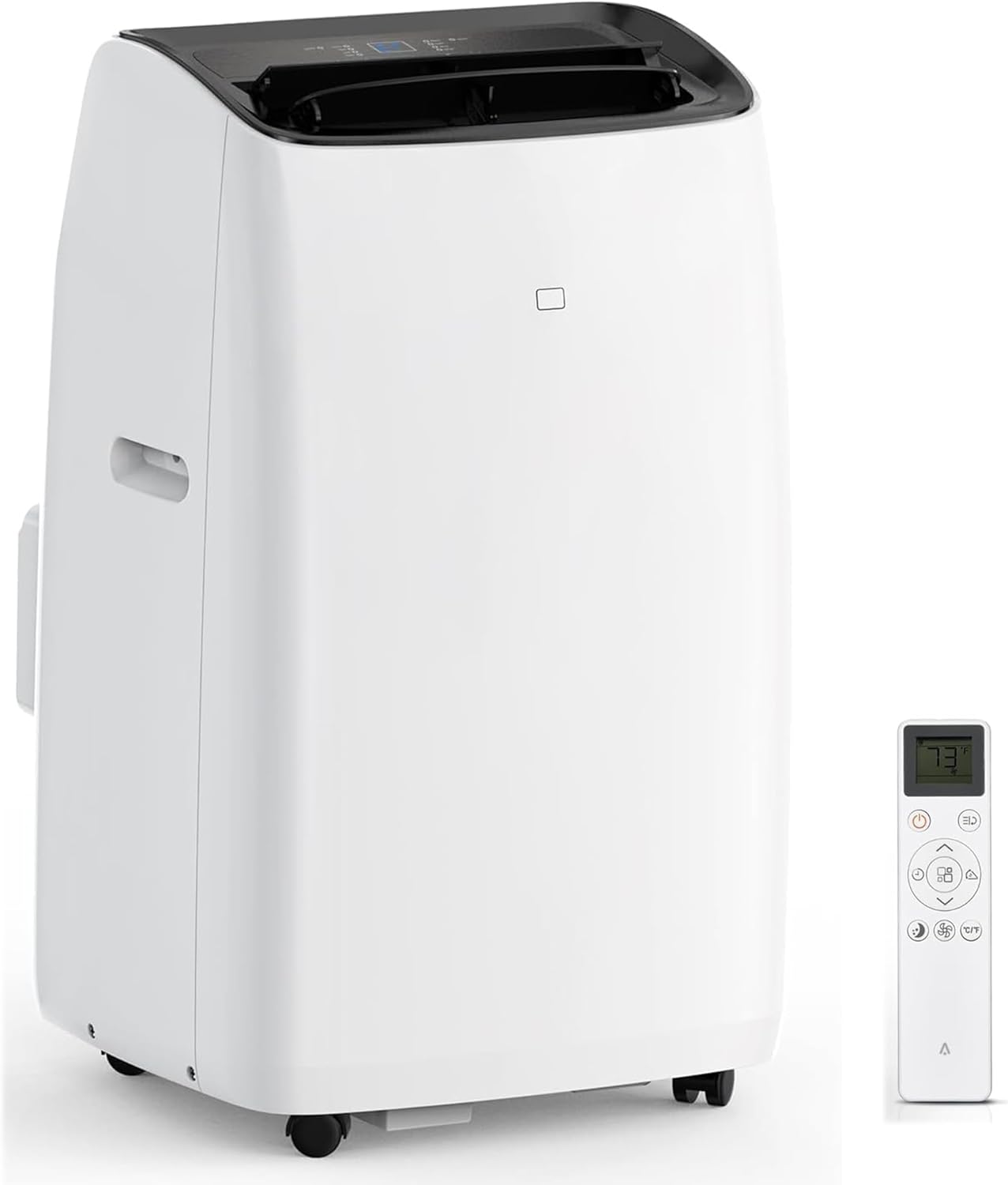 14,000 BTU Portable Air Conditioner with Heater, 4 in 1 AC Unit for Living Room with Cooling, Dehumidifier & Fan, Quiet Mobile AC with Remote Control, Cooling & Heating for Rooms Up to 750 Sq.Ft