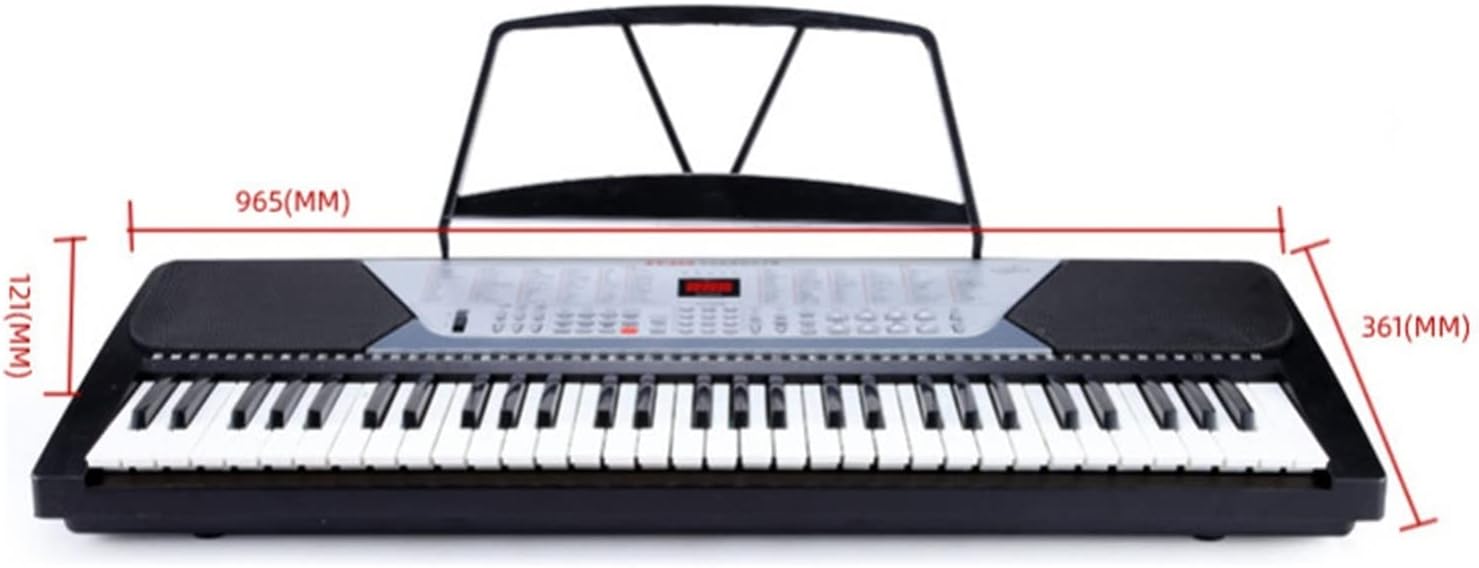 KESHUO Electric Keyboard Digital Keyboard 61-Key Standard Key Piano Keyboard