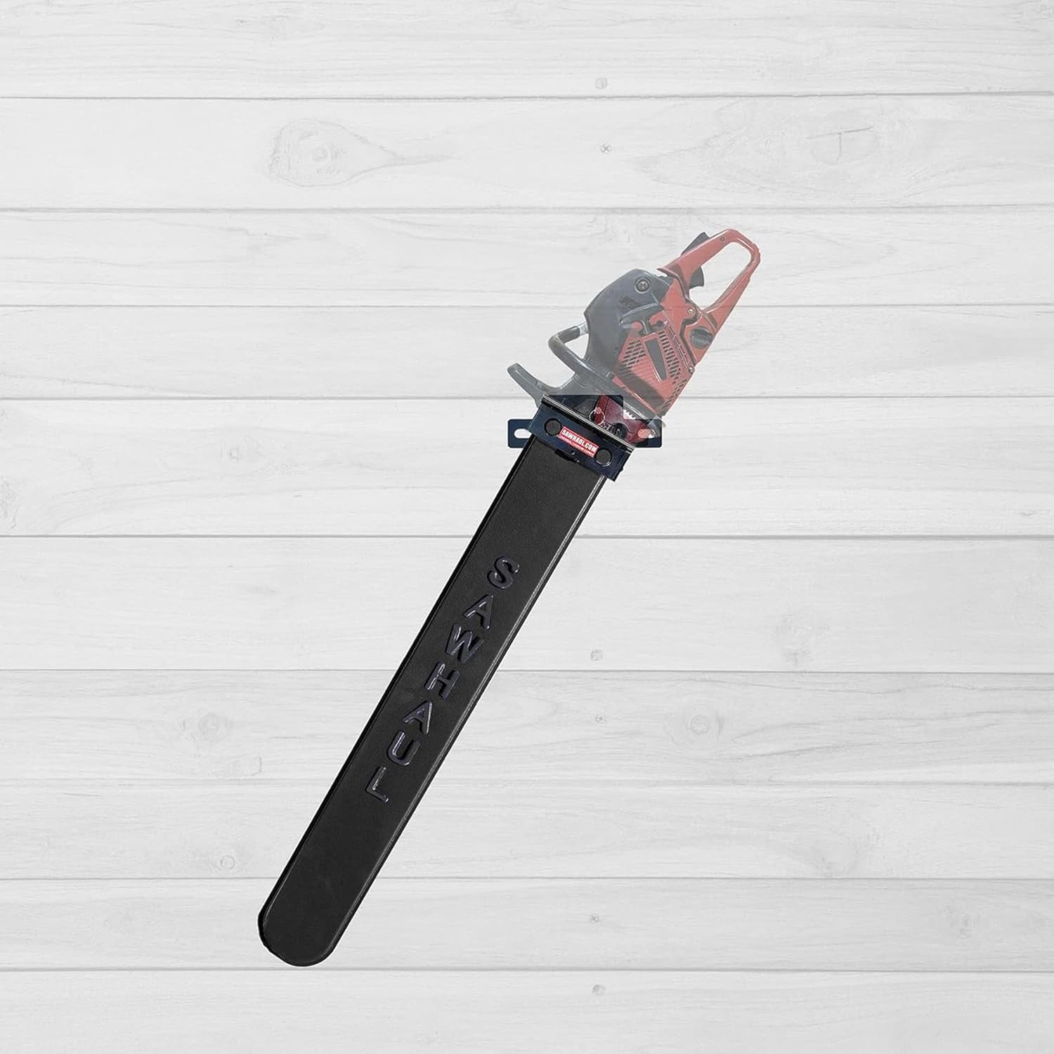 SawHaul Snap-Lok Universal Base with Scabbard Chainsaw Carrier Kit for Flat Surfaces, 36 Inch Black Scabbard, Rotating Mount Holder Compatible with All Chainsaw Brands, Made in USA