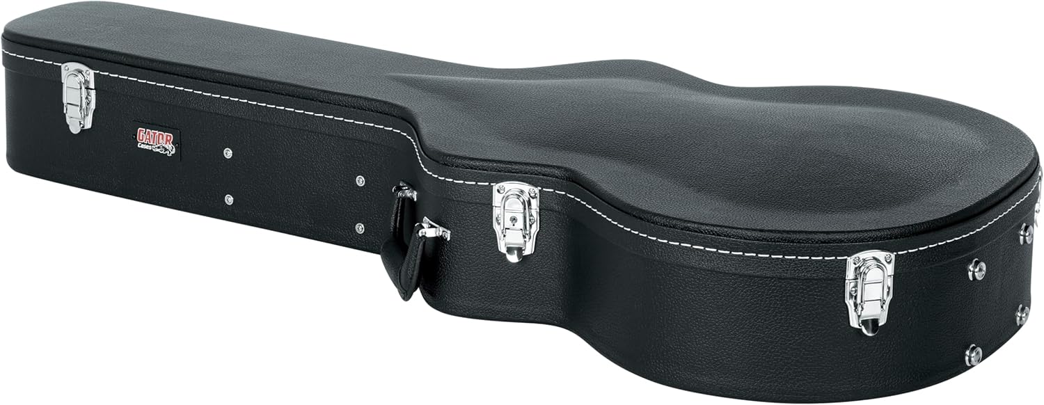 Gator Cases Deluxe Wood Case for Jumbo Acoustic Guitars (GW-JUMBO)