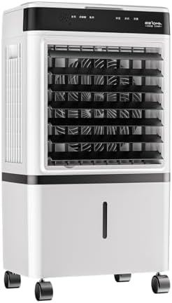 Portable Air Conditioners,Evaporative Air Cooler, Swamp Cooler with 14L Tank, Remote, Oscillation Cooling Fan with 3 Speeds, 12H Timer, Tower Fan for Room Office Garage Indoor Outdoor Use(65cm(25.59in