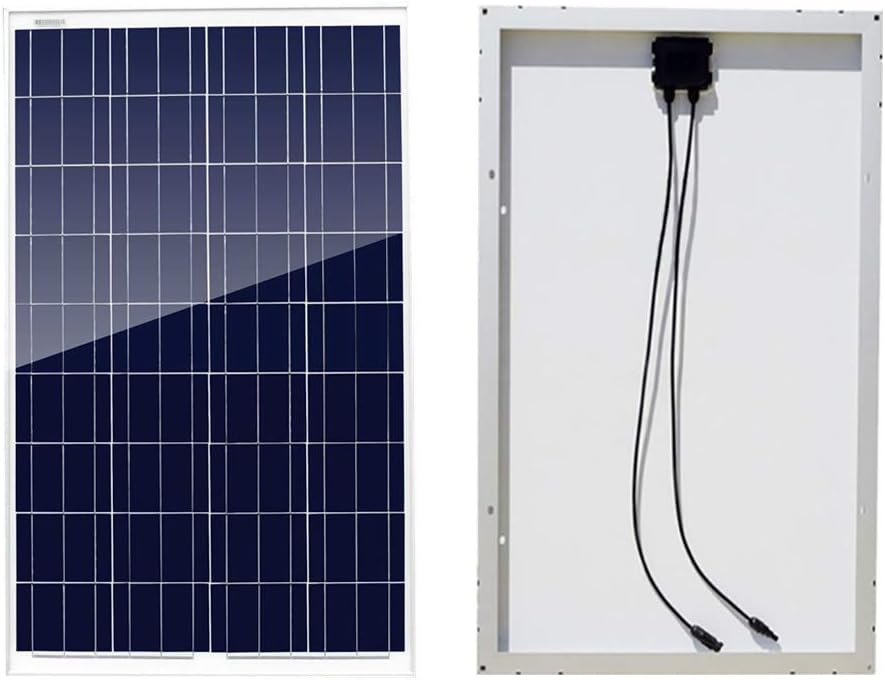 1.4Kw Wind Solar Power: 400W Wind Turbine Generator & 10pcs 100W Poly Solar Panels & 3000W 24V Off Grid Inverter & Cable Connector Home Boat RV