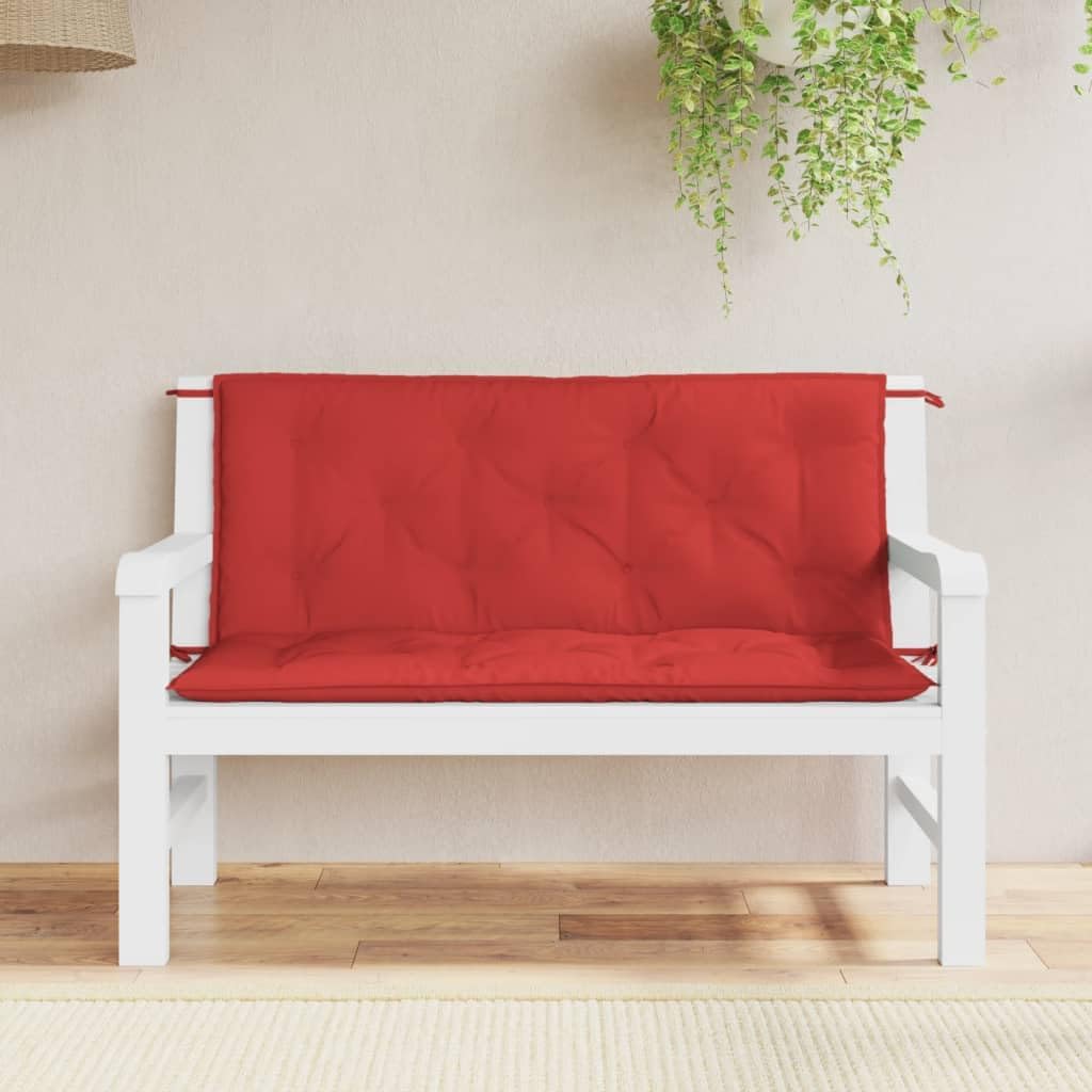 Garden Bench Cushions 2pcs Red 47.2