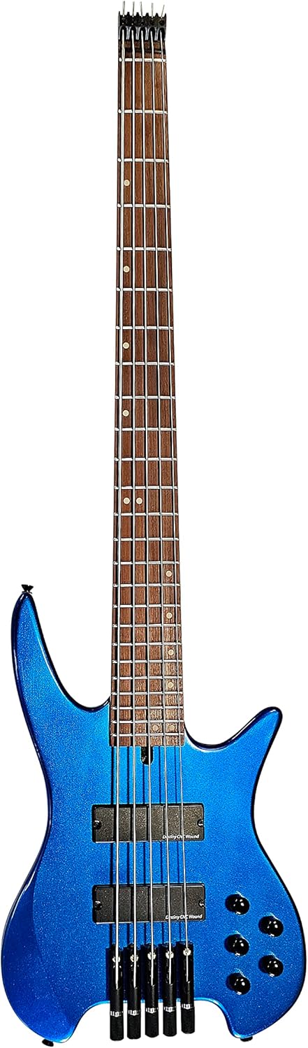 IYV IBHL5-400 Headless Bass Metallic Blue