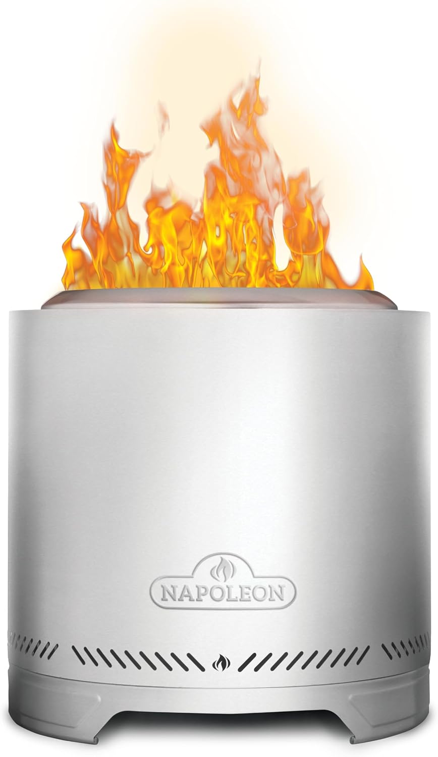 Timberwolf® Smokeless Fire Pit, 18-inch, Stainless Steel