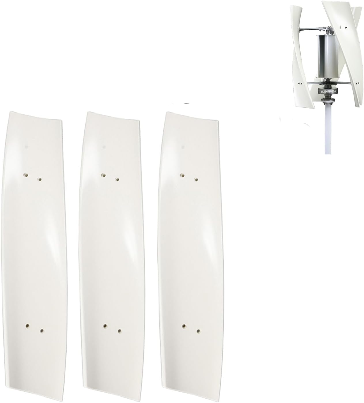100W-12000W Wind Turbine Generator 3PCS Blades, Efficient Windmill for Low Wind Speeds (Starting at 2.5M/S), Durable & High Performance Renewable Energy Solution