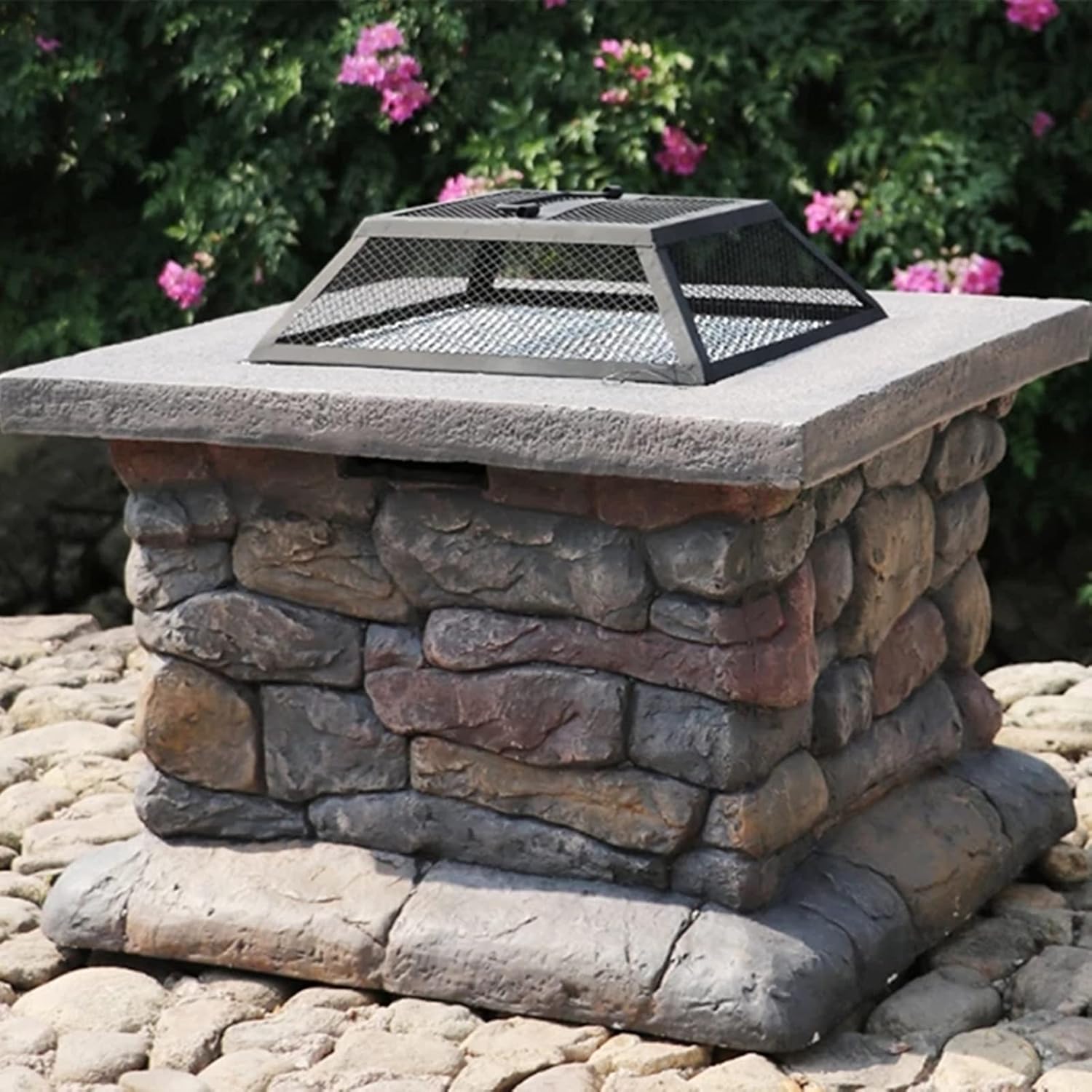 Barbecue Table Outdoor Courtyard Villa Roast Meat Garden Fire Pit Household Multifunction Form BBQ Grills for Backyard Terrace