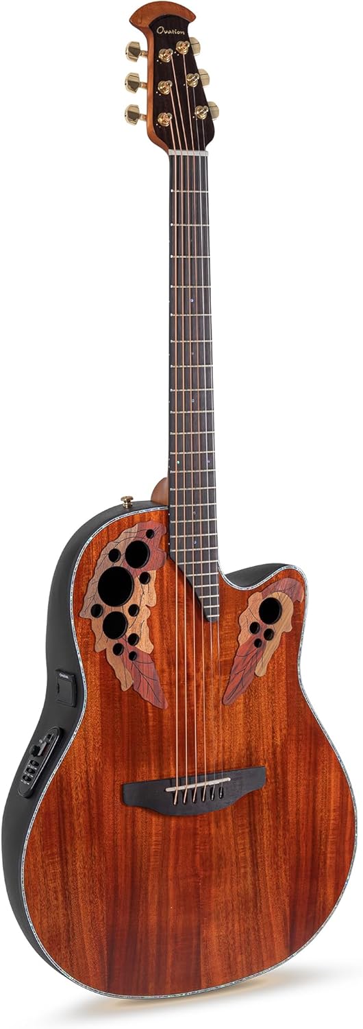 Ovation Celebrity Elite Plus CE44P-FKOA A/E Guitar - Figured Koa