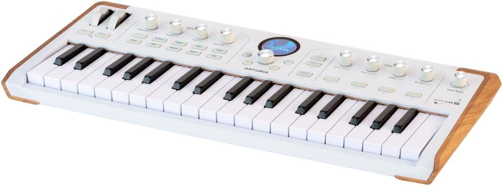 Arturia AstroLab 37-Key, Velocity-Sensitive Slim-key keybed with Aftertouch, Streamlined and Intuitive Interface, USBC/USB (White)