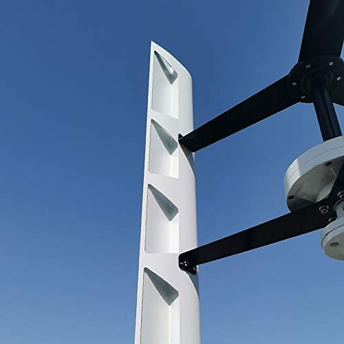 600W Vertical Wind Power Turbine Axis 12v 24v 48v Wind Generator with MPPT Controller for Homeuse Free Energy (12V with Free Controller)