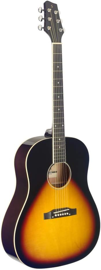 Stagg 6 String Acoustic Guitar, Right (SA35 DS-VS)