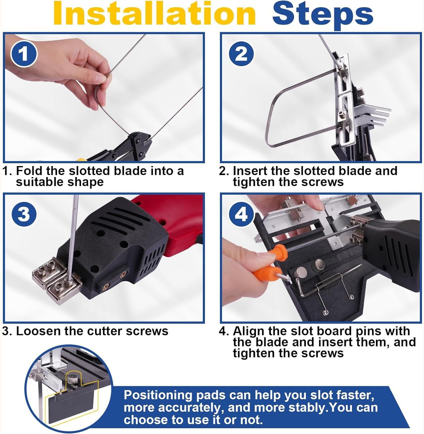 PeaxedHeartin Foam Cutter Tool,with Temperature Adjustment Knob,Maximum Temperature 500℃,5-8s Fast Heating,Dual Fan Cooling,Suitable for Cutting and Slotting of Foam/Pem/Sponge, Etc.