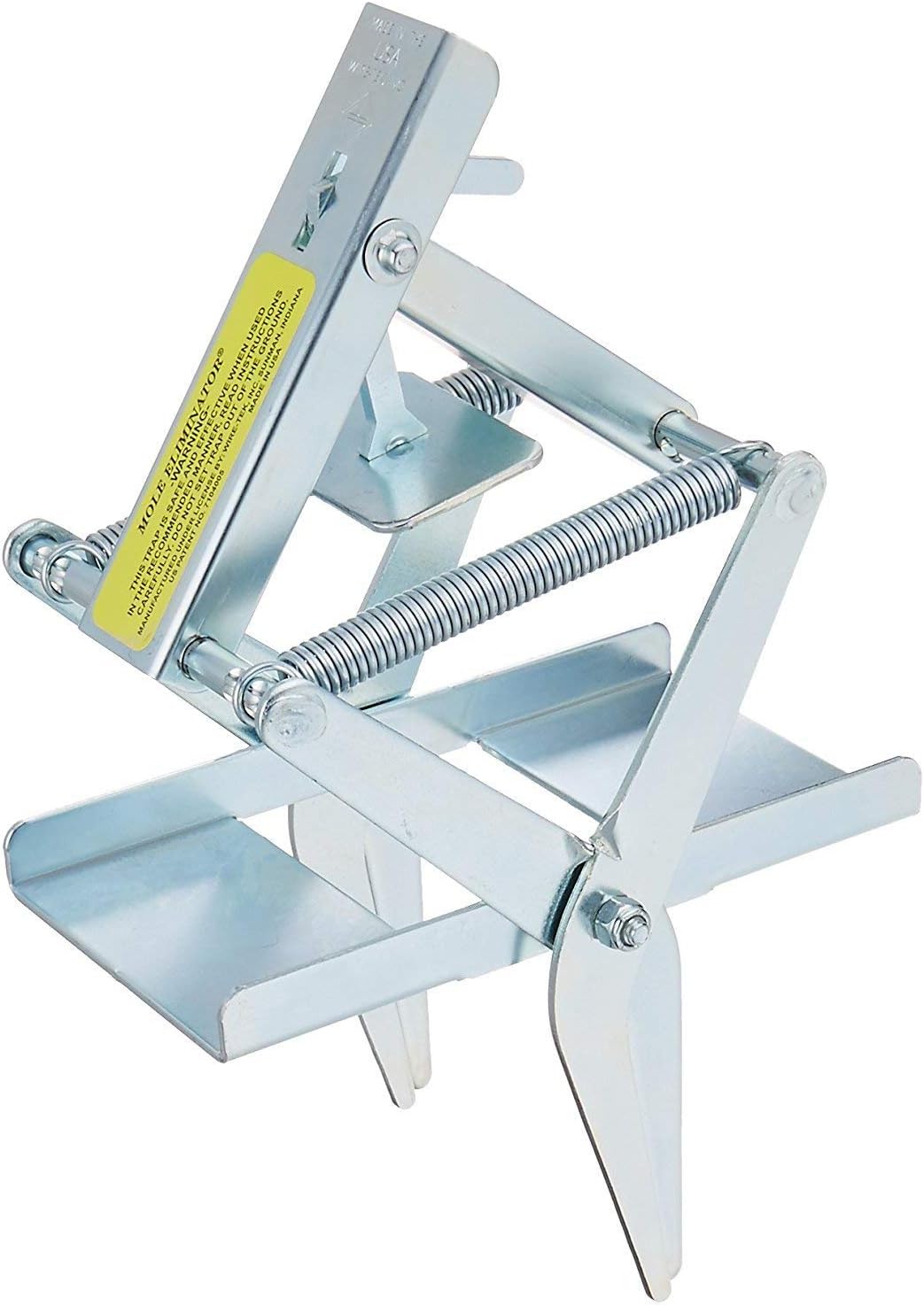 Wire Tek 1001 Easyset Mole Eliminator Trap (2 Pack), Mole Traps That Kill Best, Scissor Mole Trap, Mole Killer for Lawns, Mole Traps for Lawns - MADE IN THE USA!!