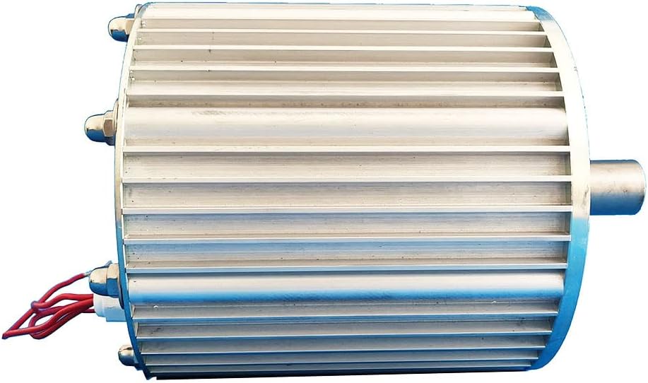 Wind Turbine, 1KW~10KW Low RPM Permanent Magnet Wind Turbine Generator 10000W 48V 96V Free Energy Generator Alternative Energy(Without Base,12V_3000W)