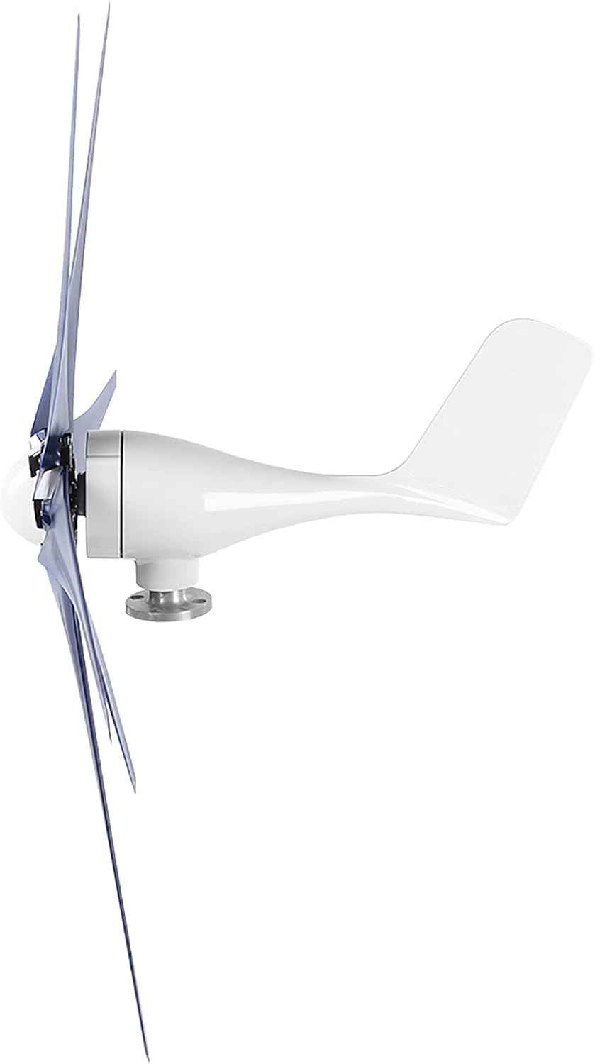 100W Wind Turbine Generator, 6 Blade High Efficiency Power Supply for Industrial Homes (12V)