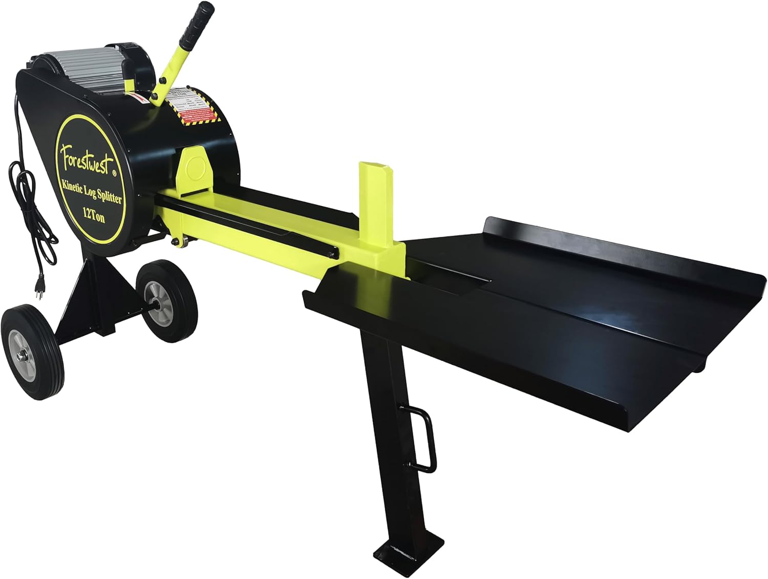 11110S, 12Ton Kinetic Log Splitter, 13.6-Amp Electric Kinetic Log Splitter for Firewood