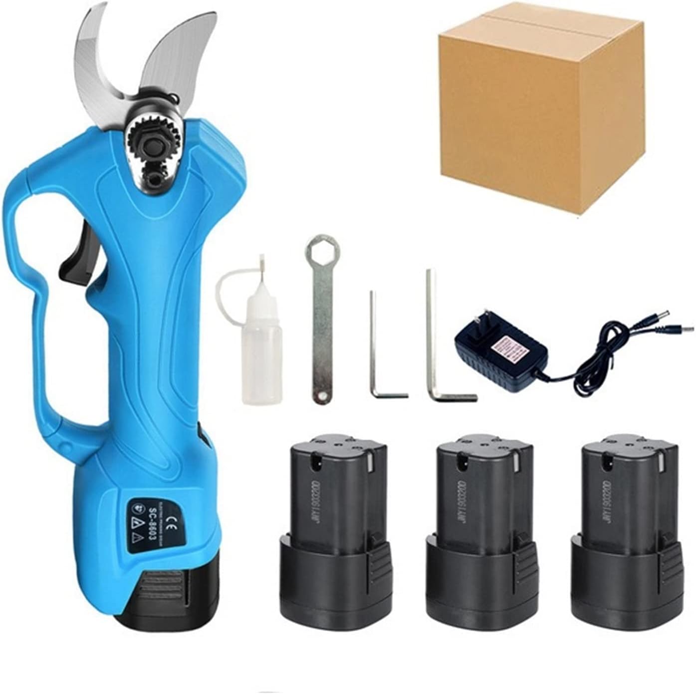 16.8V Cordless Pruner Lithium-ion Pruning Shear Efficient Electric Scissors Bonsai Electric Branches Garden Tools