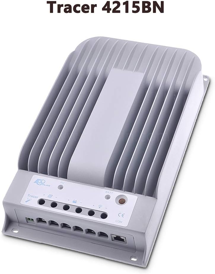 Fuhuihe MPPT Solar Charge Controller 150V PV Solar Panel Controller Negative Ground W/ MT50 Remote Meter + Temperature Sensor +PC Monitoring Cable[Tracer4215BN+MT50+RTS+150U]