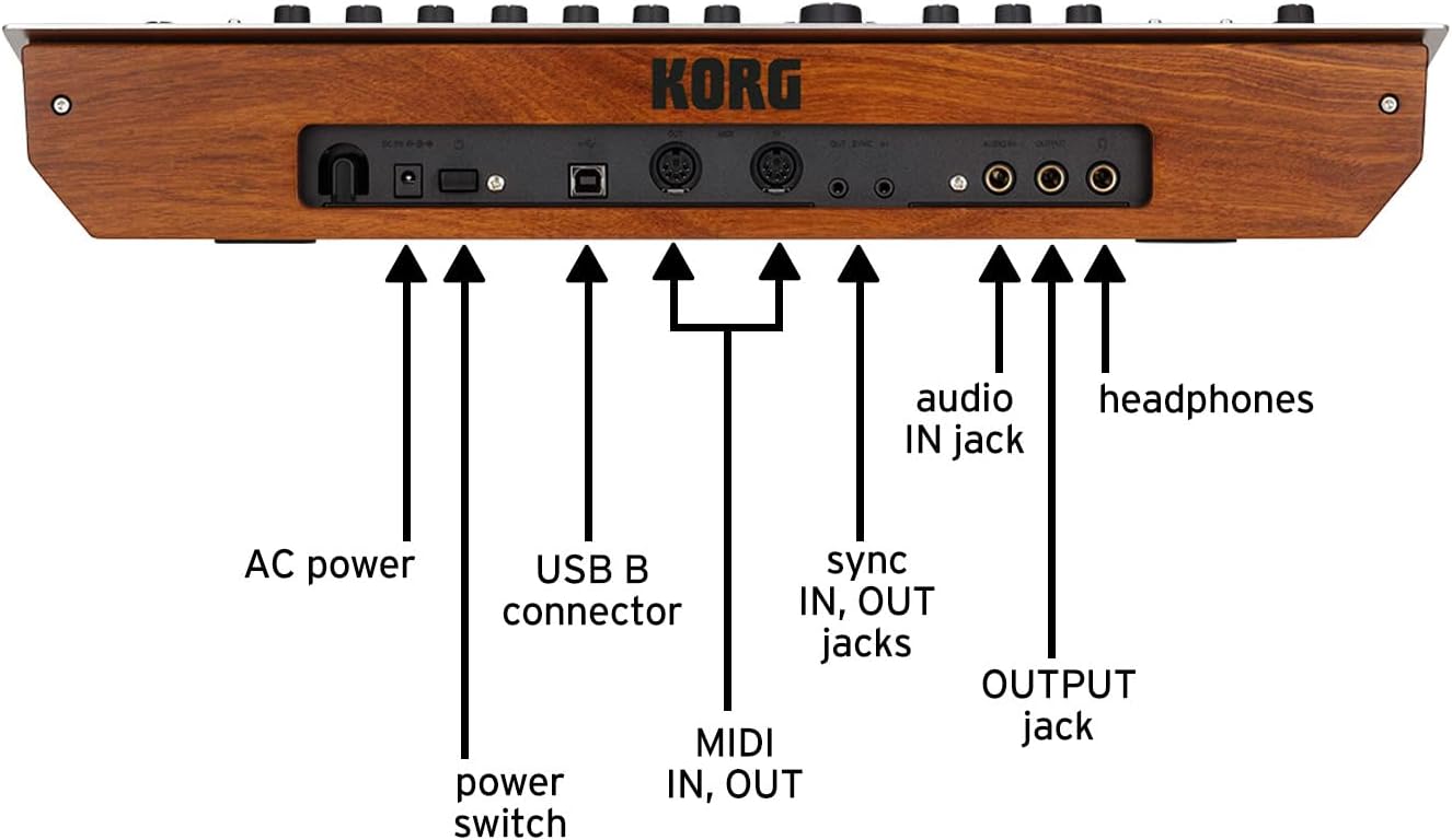 Korg minilogue 37-key Polyphonic Analog Synthesizer w/ 16-step Sequencer, 4 Voices and OLED Oscilloscope (MINILOGUE)