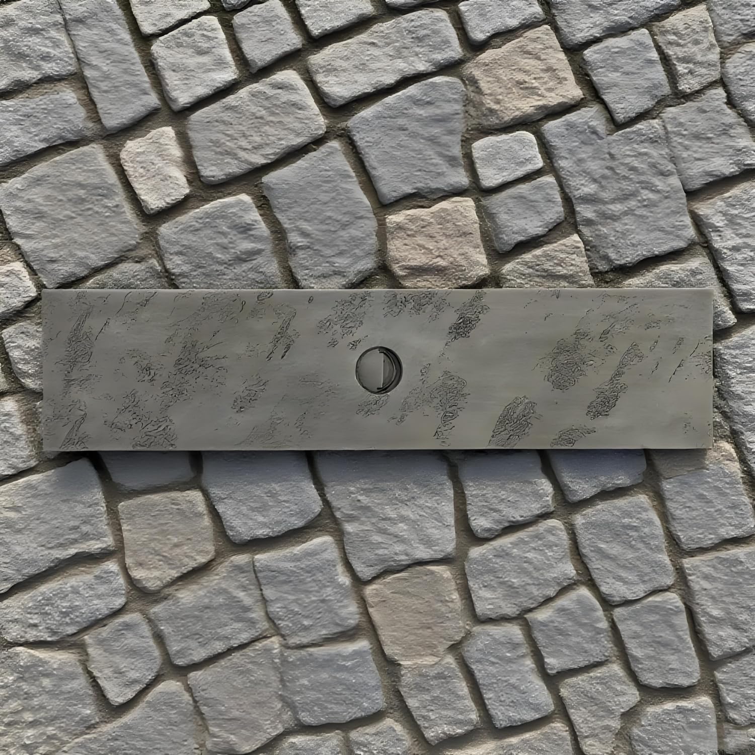 Tabletop Propane Fire Pit - 55 x 23 in, 50,000 BTU Outdoor Heating Table with 3 Height Options, Brown+Gray Iron Design