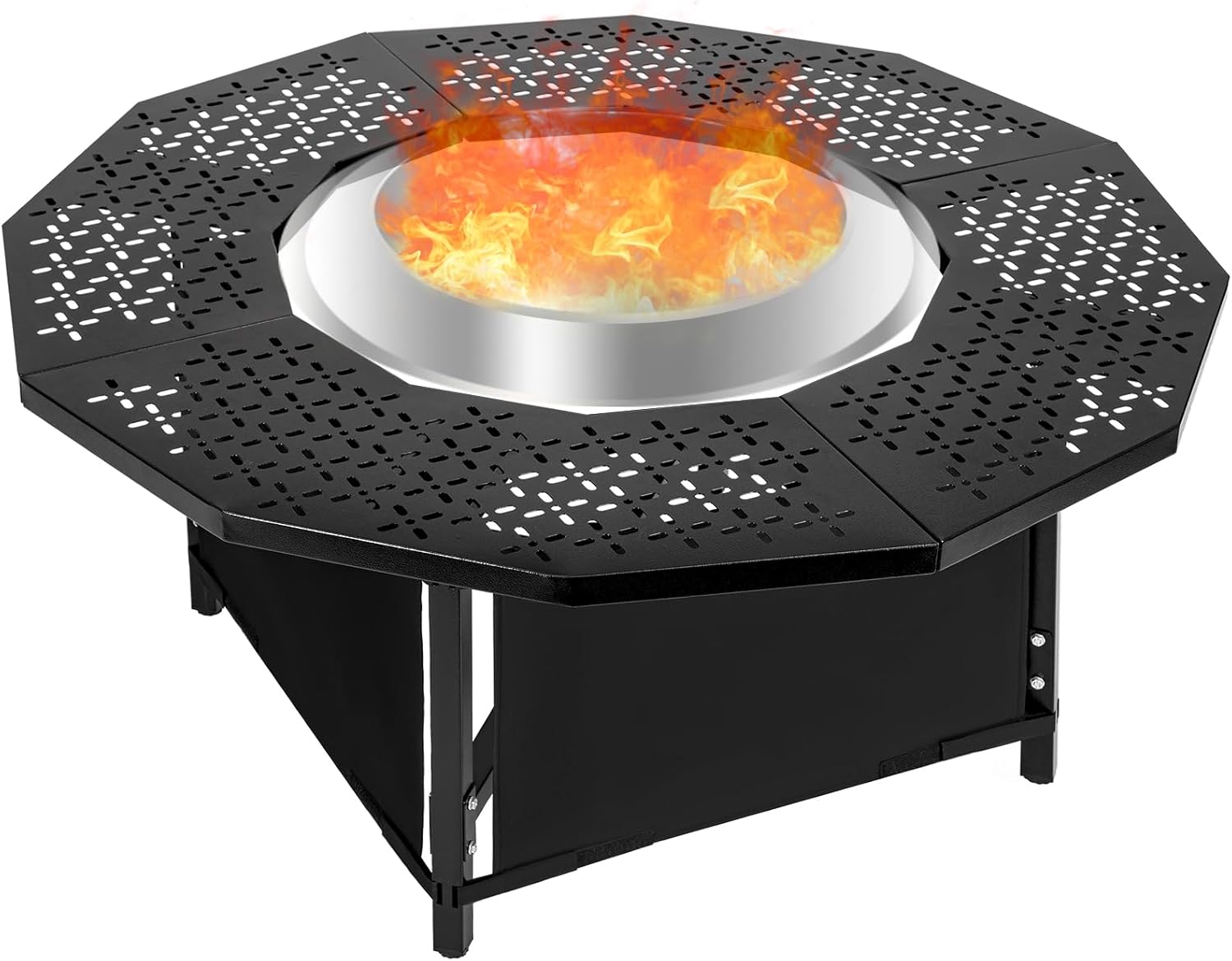 40 Inch Fire Pit Surround Tabletop for Solo Stove Bonfire up to 19.5