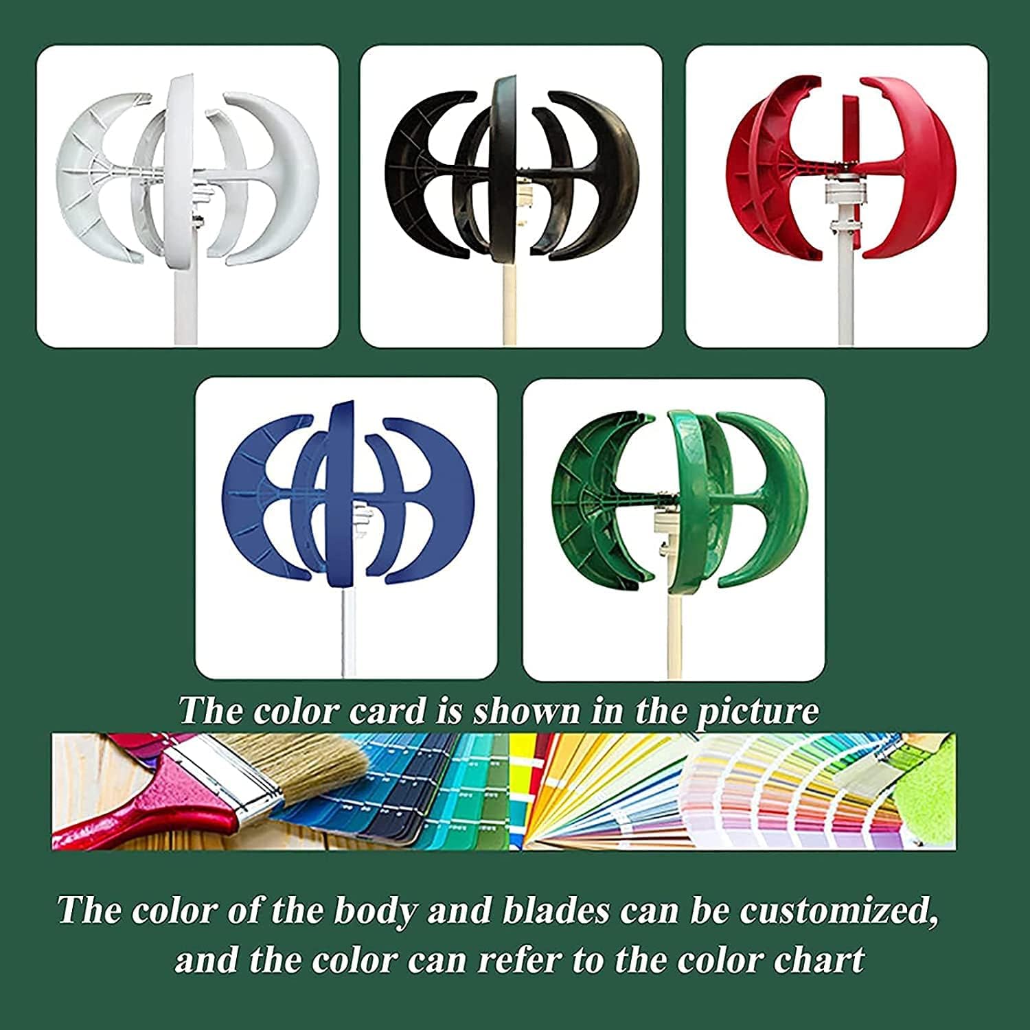 8000W Wind Turbines Generator with Controller Windmill Generator 5 Blade Wind Controller Turbine Generator Kit for Home Camping