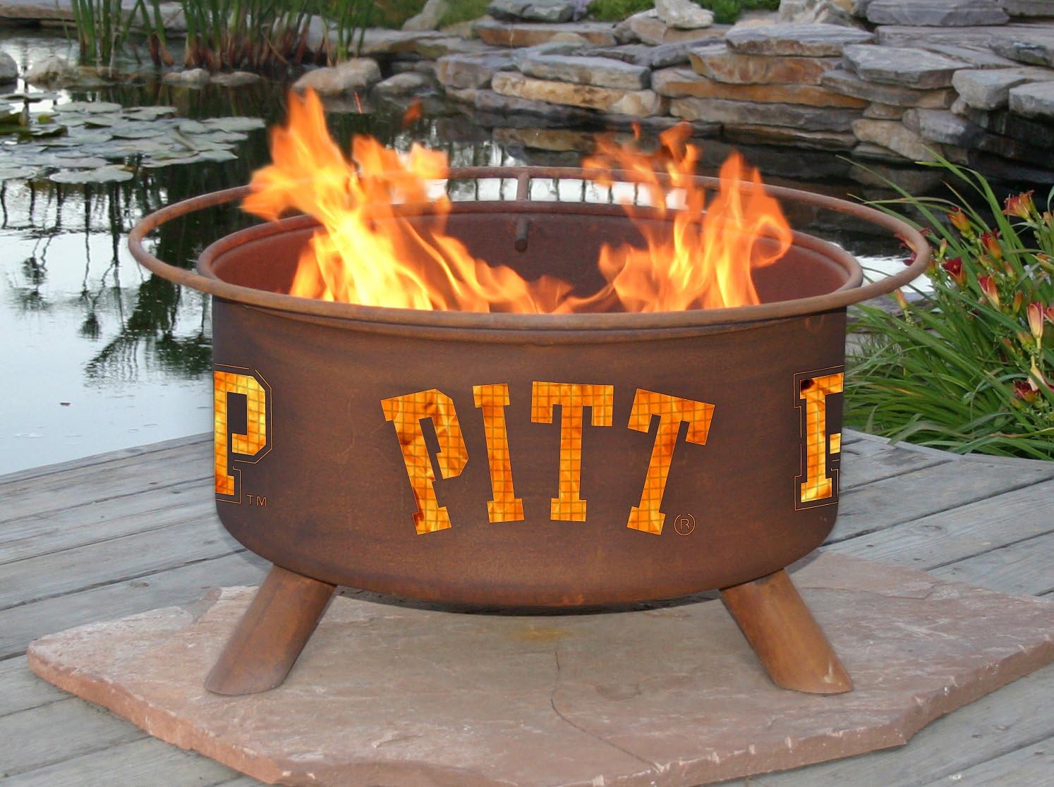 Patina Products F228, 30 Inch University of Pittsburgh Fire Pit