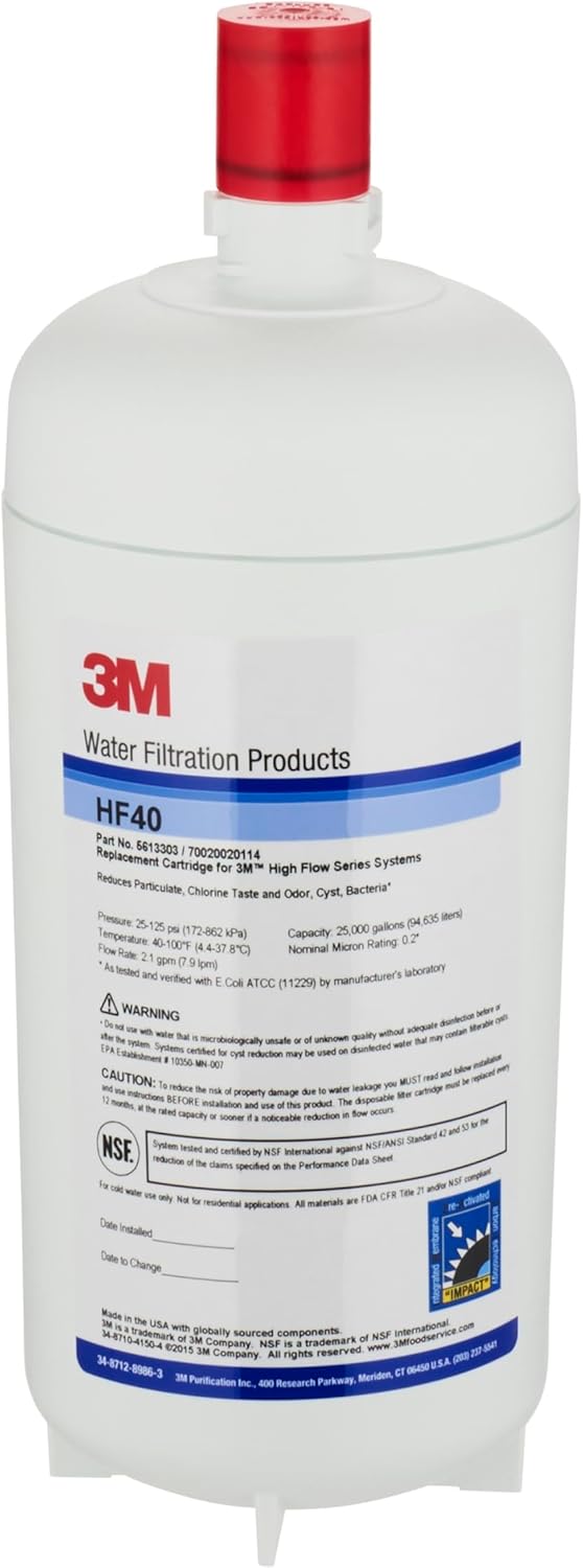 3M High Flow Series Replacement Cartridge HF40, 5613303