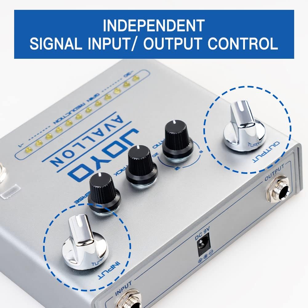 JOYO R-18 Amp Simulation Pedal and R-19 Compressor Effect Pedal Precise Compression