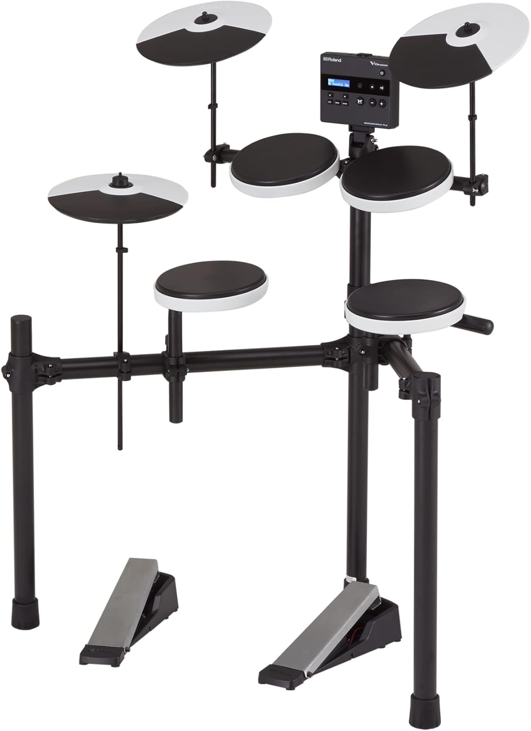 Roland TD-02KV V-Drums | Electronic Drum Kit with Expressive Playability, Noise-Reducing Features, Mesh-Head Snare, Wide Acoustic-Style Playing Layout & Optional Bluetooth Expansion | Onboard Coach