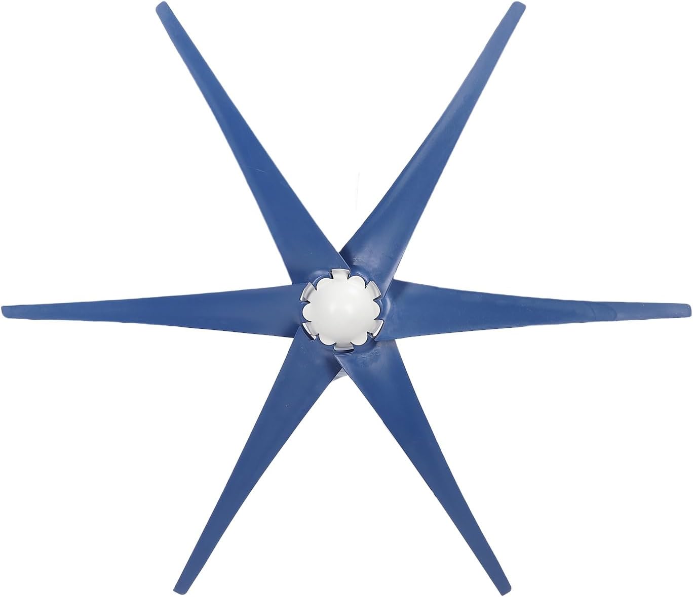 800W Wind Generator Kit 6 Blade Industrial Machinery Machine Professional Wind Turbines Small Windmill Generator (blue 24V)