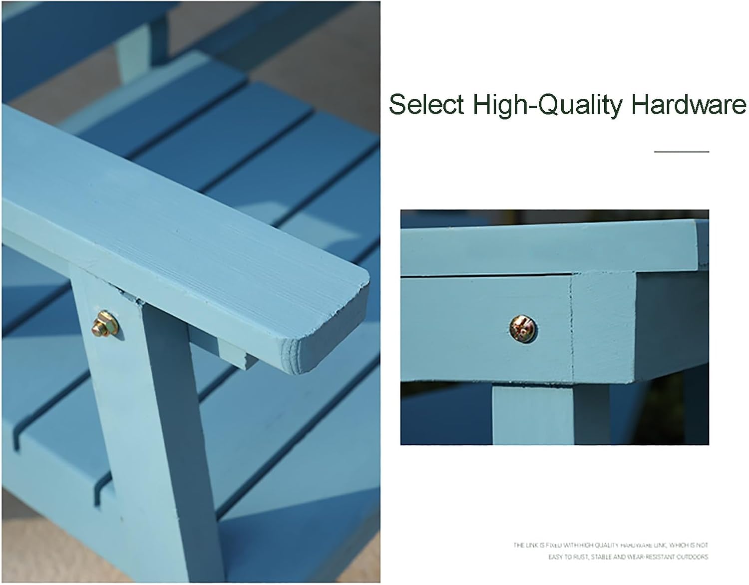 Wooden Picnic Table Garden Bench, Heavy Duty Outdoor Bench, Outdoor Patio Bench for Yard, Garden, Patio, Outdoor, Deck, Fire Pit, Pool(Dark brown)