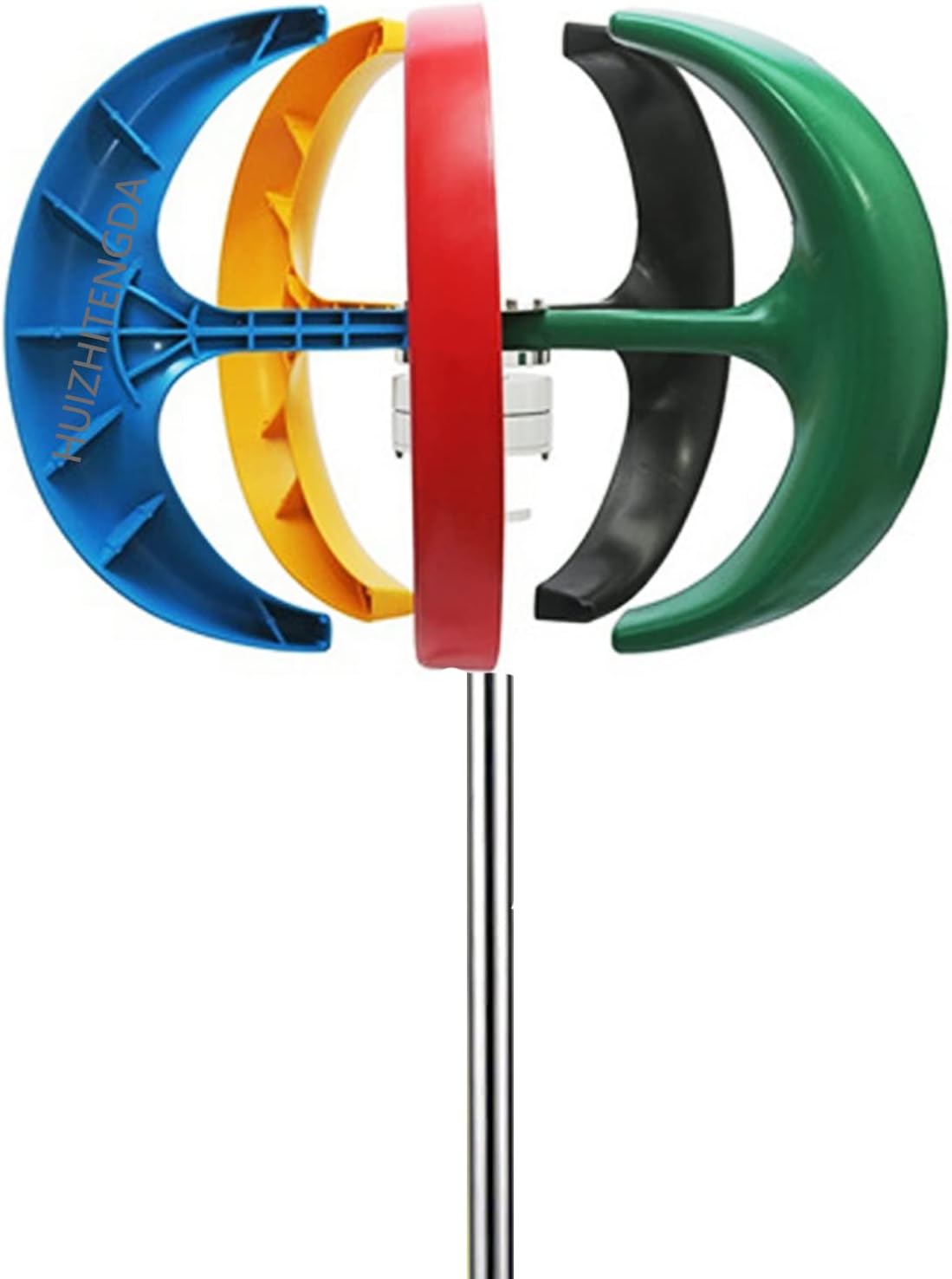 5000W Vertical Axis Wind Turbine Generator Kit, Wind Generator Kit Electricity Producer Equipment for Home, Boat, Street Lighting,12V/24V/48V