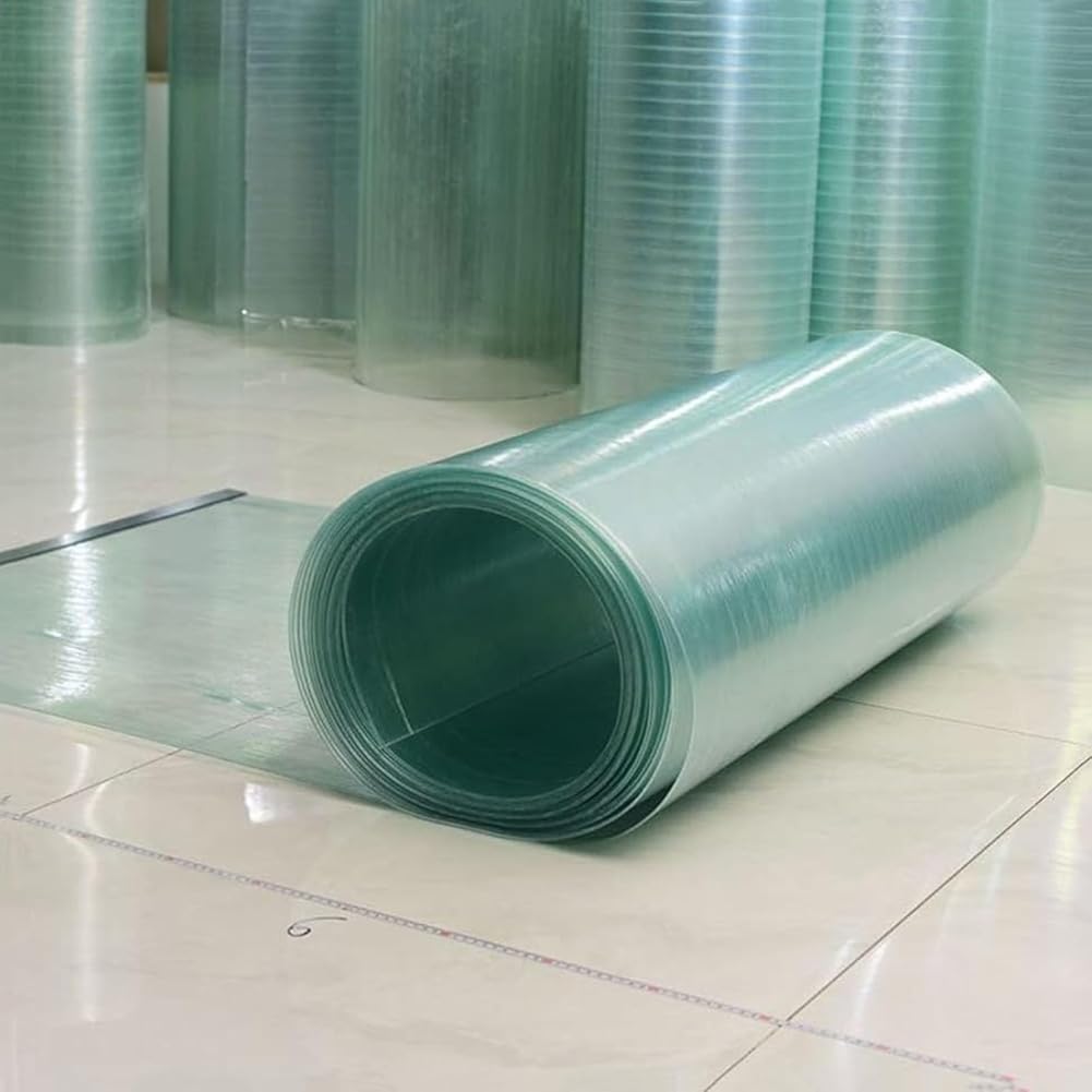 DAZULI Greenhouse Covering Polycarbonate Plastic Sheet Outdoor Garden Canopy Shatter Resistant for DIY Easy to Cut and Bend0.8mm Thick(Size:59.1''x29.5',Color:Clear)