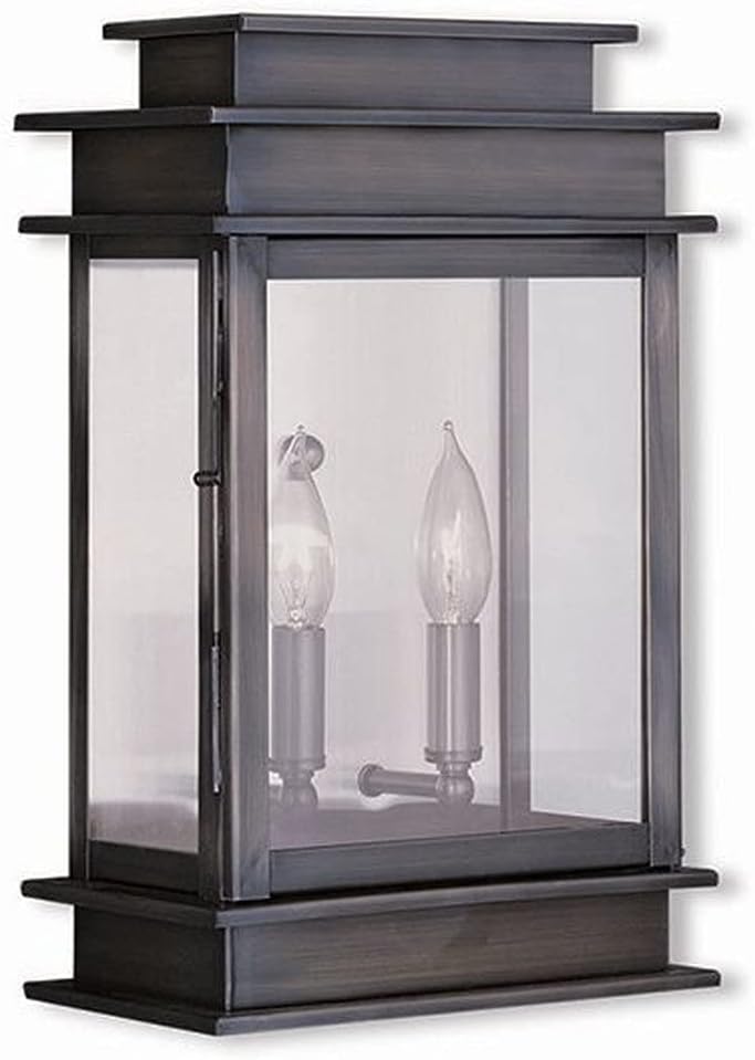 Livex Lighting 2016-29 Princeton Outdoor Wall Lantern, 15.25