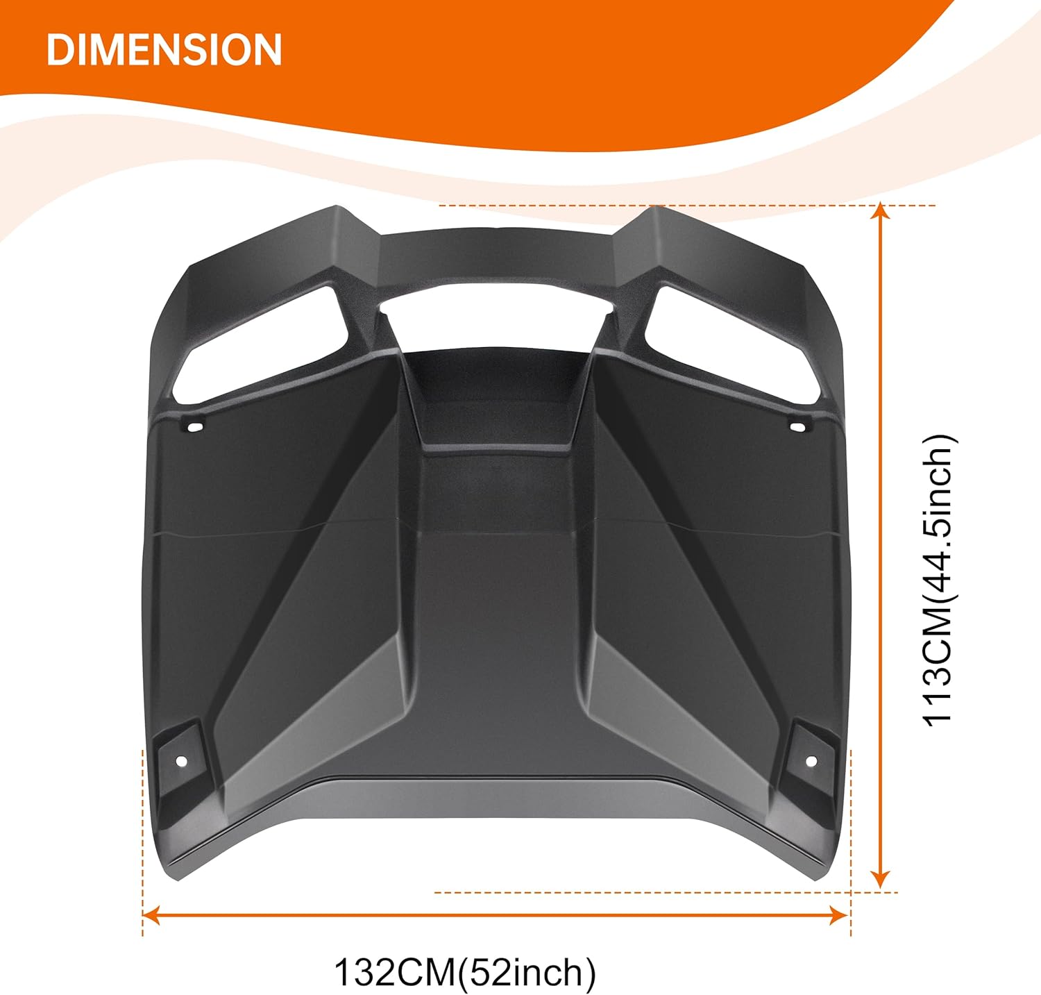 UTV Hard Roof Compatible with Can-Am Maverick R 2024 2025 Accessories, 2-Pieces Combined Sport Sun Visor Hard Roof Top Replace 705015973, 705015974(for 2 Seater)