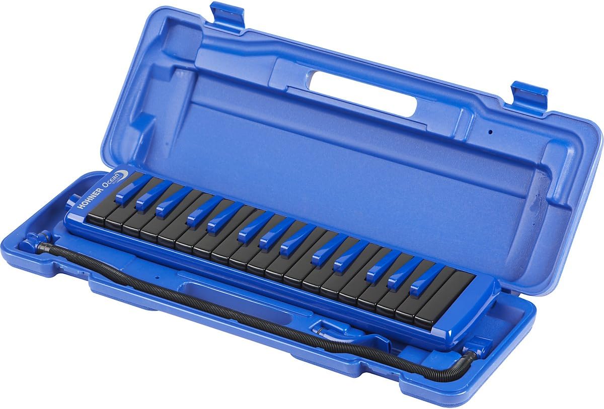 Hohner 32O 32-Key Piano-Style Ocean Melodica, Blue