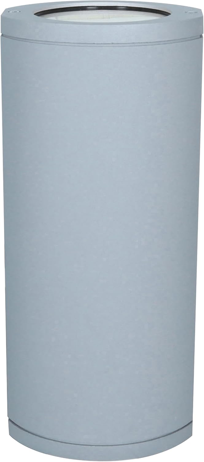 Trident - Wet Location Wallwasher - Satin Finish - Clear Glass Shade