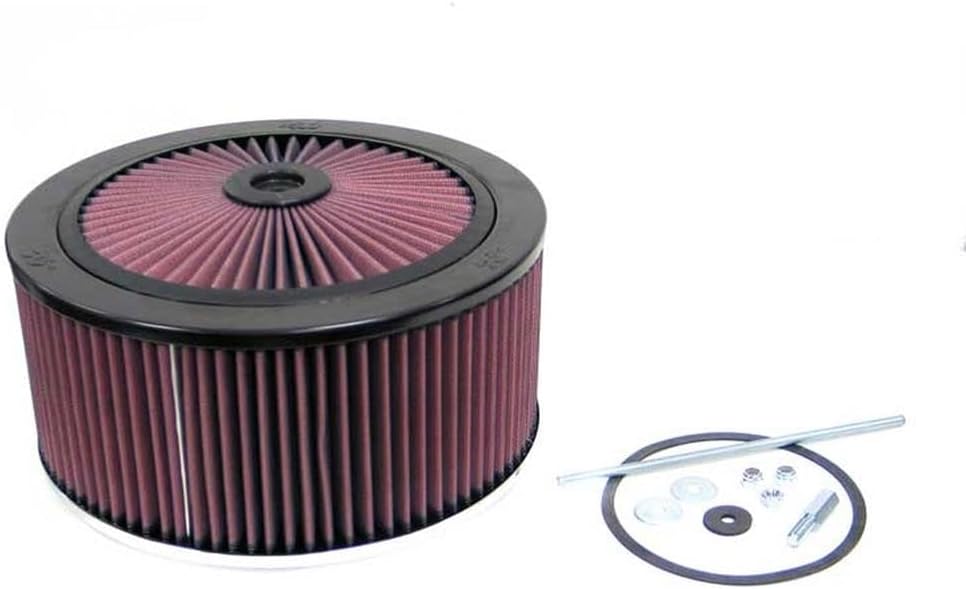 K&N X-Stream Top Air Filter: High Performance, Premium, Washable, Replacement Engine Filter: Shape: Round, 66-3130