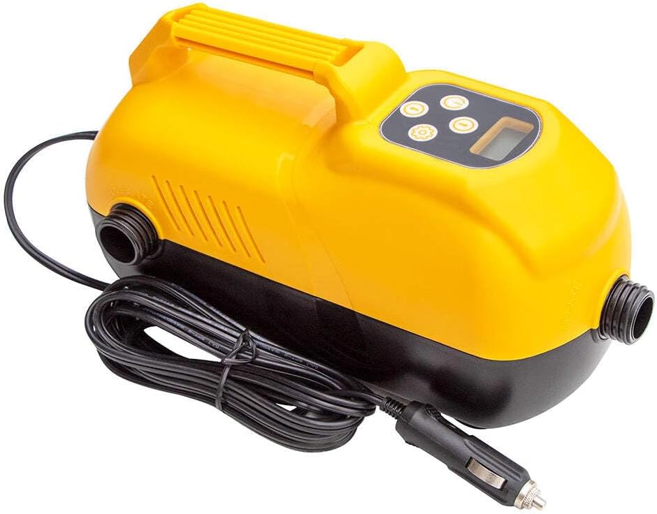 Solstice High-Performance Electric Inflatable Pump | 2-Stage High-Pressure | Dual Power Car & Battery Model (Up to 20 PSI)