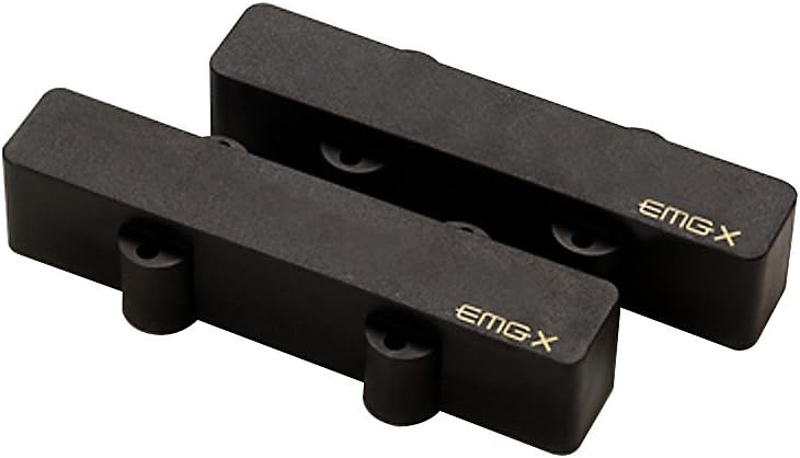 EMG JAX Jazz Alnico 4 String Bass Guitar Pickup Set, Black