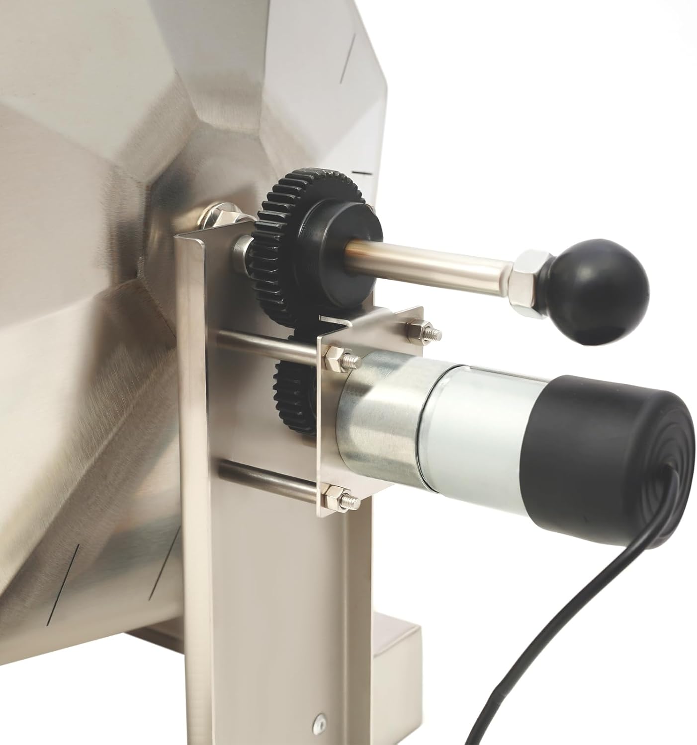 Coffee Bean Roaster, 14.5L/3.83Gal Electric Coffee Bean Baker Peanut Roaster Stainless Steel Electric Peanut Roaster Commercial Automatic Rotary Gas Burner Drum Roaster Machine for Home Restaurant