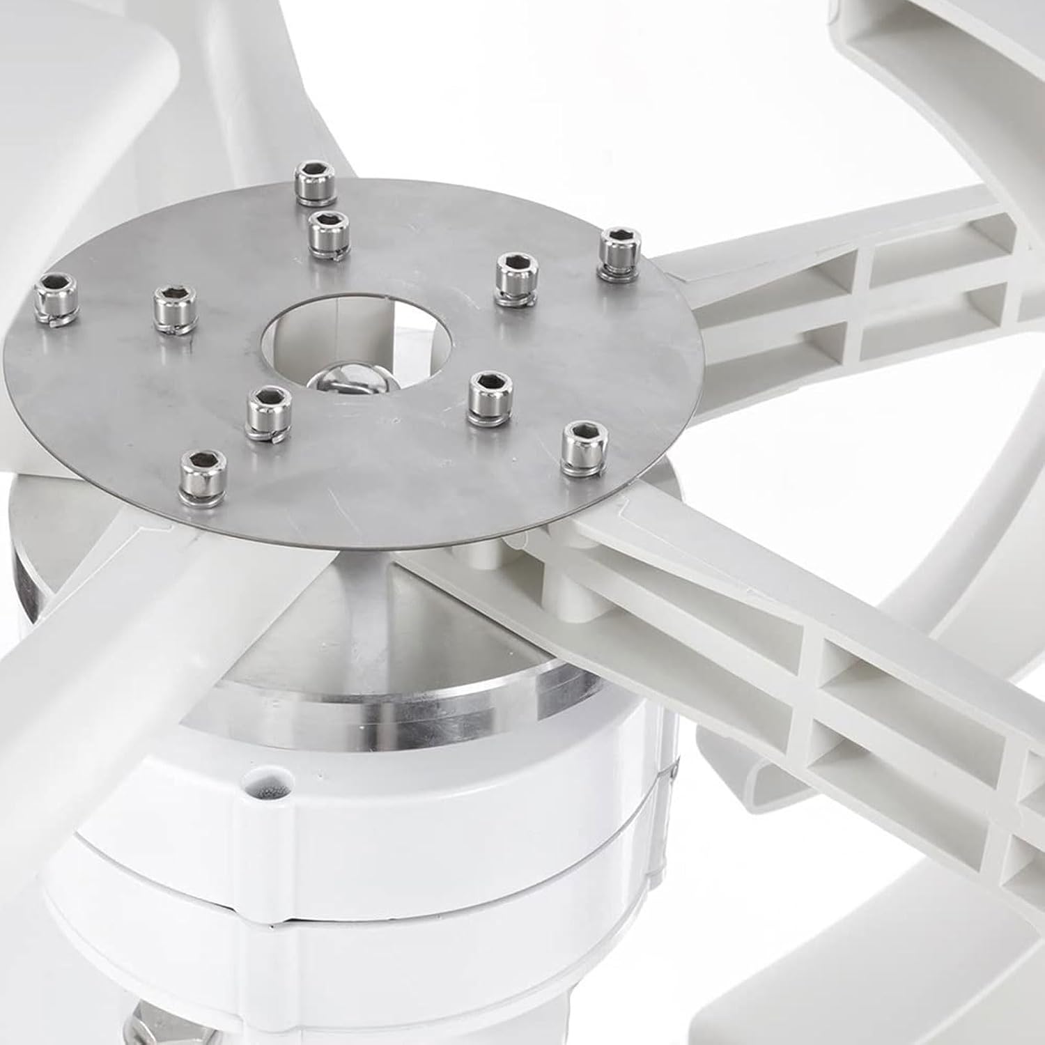 5 Blades 800W 12V/ 24V Vertical Axis Wind Turbines with Controller, Lantern Wind Generator Kit Low Wind Speed Starting Three-Phase AC Permanent Magnet Generator (12, Volts)