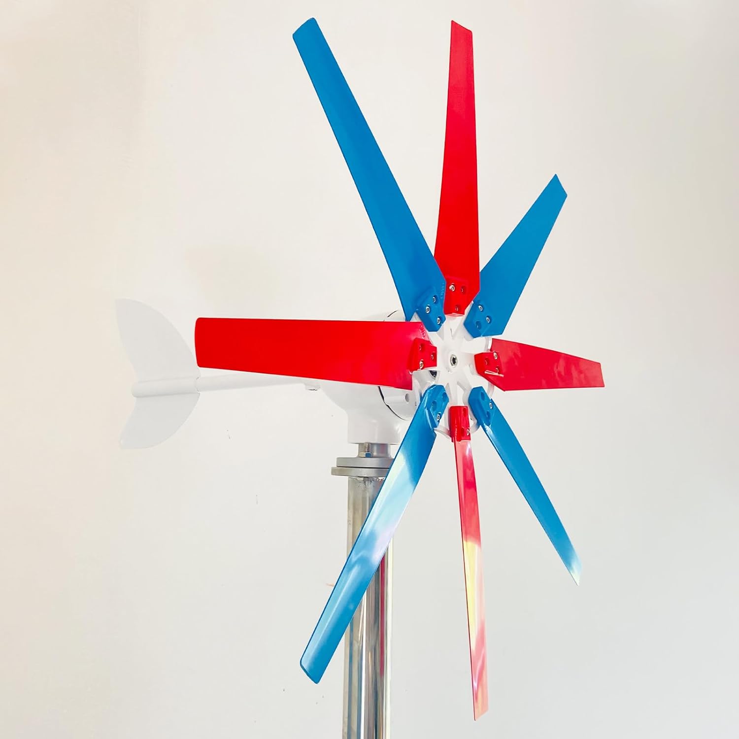 Wind Turbine Generator Kit & Magnetic Levitation Wind Turbine, 200/300/400W 12V/24V/48V with MPPT Controller, 8-Blade Power Generator for Home, Farm, RV, Boat, Off-Grid Renewable 400W